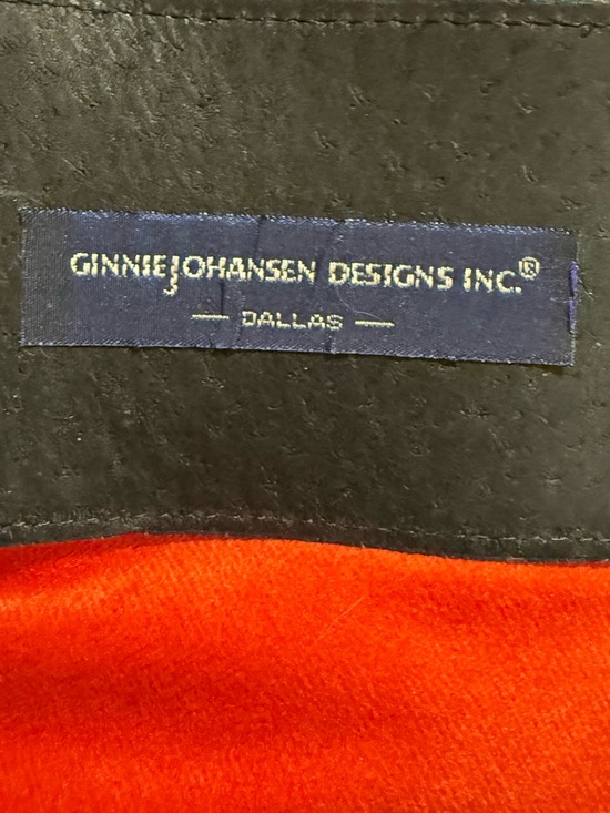 Vintage 1997 GINNIEJOHANSEN DESIGNS INC® Blue Suede Belt main image 12